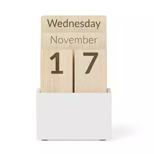 Wooden Calendar