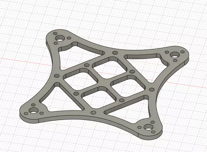 EACHINE UZ 65 - TOOTHPICK DRONE FRAME 3D print model_0