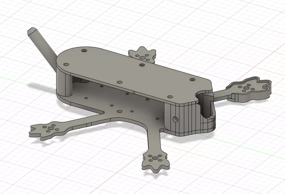 LOL3 - 3 INCH QUADCOPTER FRAME 3D print model_0