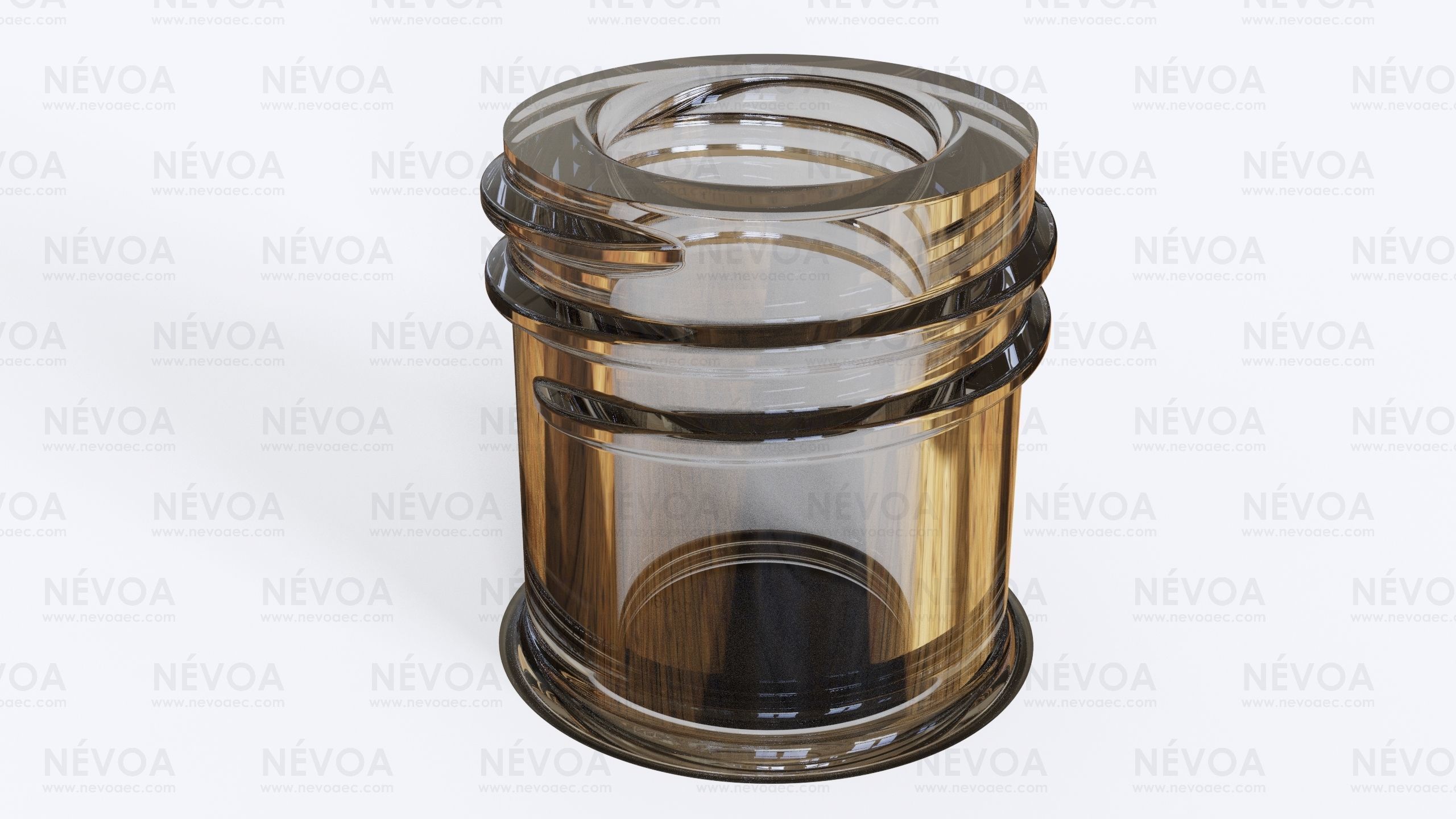 Neck finish - SP 415 - 28 - L - voluntary standard 3D model_1