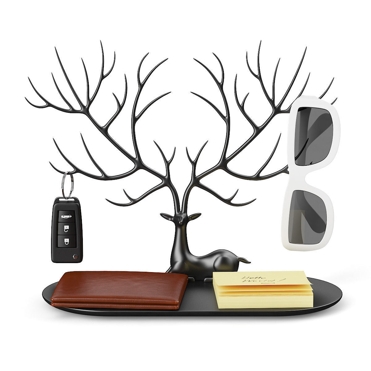 Deer Shaped Hanger 3D model_2