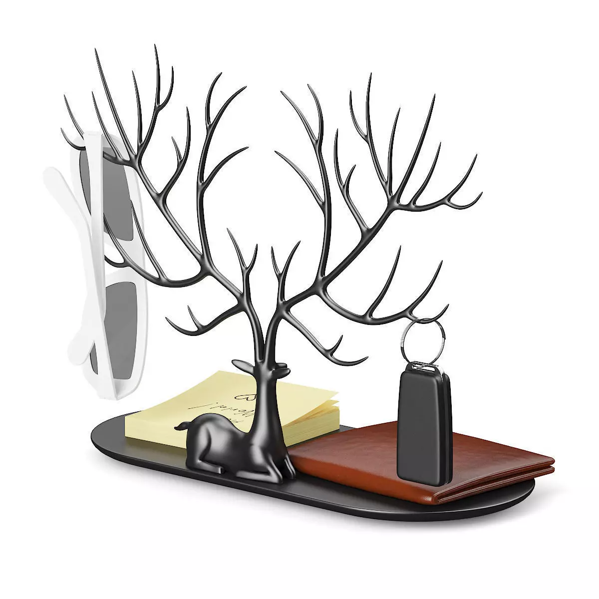 Deer Shaped Hanger 3D model_0