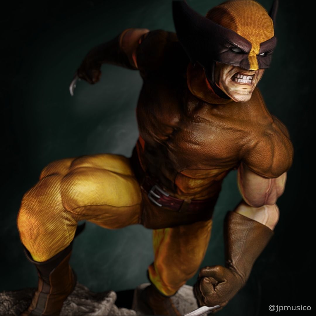 Wolverine - Classic Brown 3D print model_2