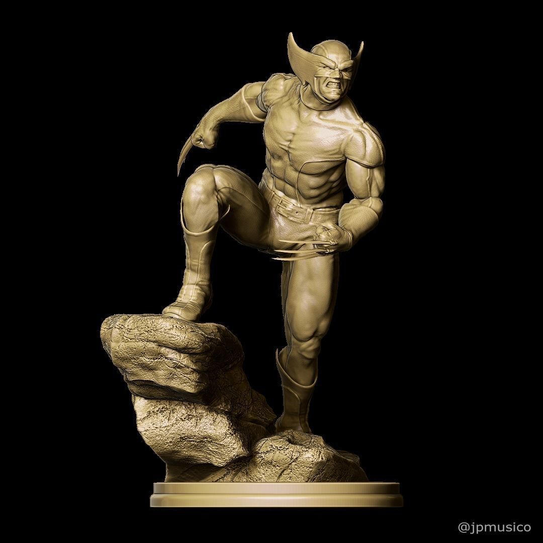 Wolverine - Classic Brown 3D print model_6