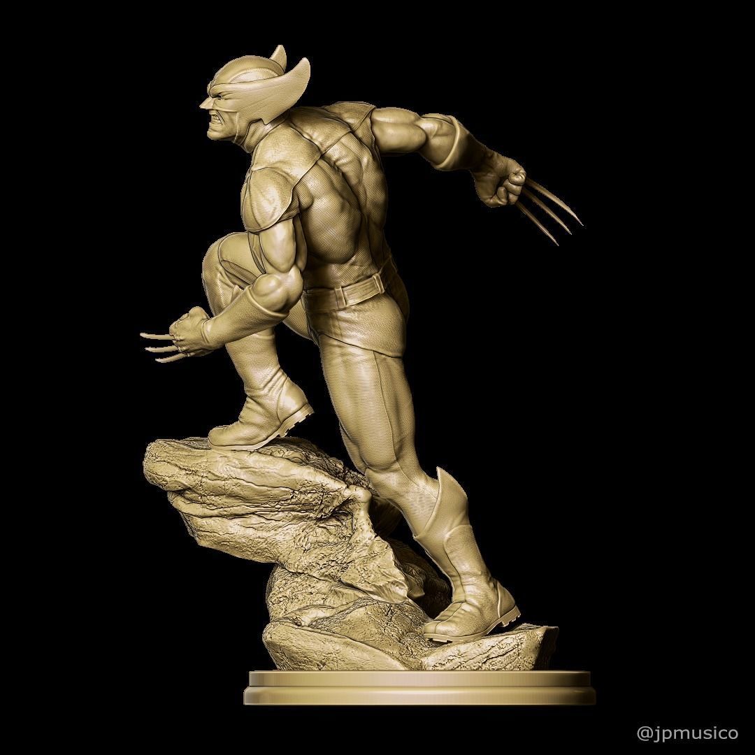 Wolverine - Classic Brown 3D print model_7