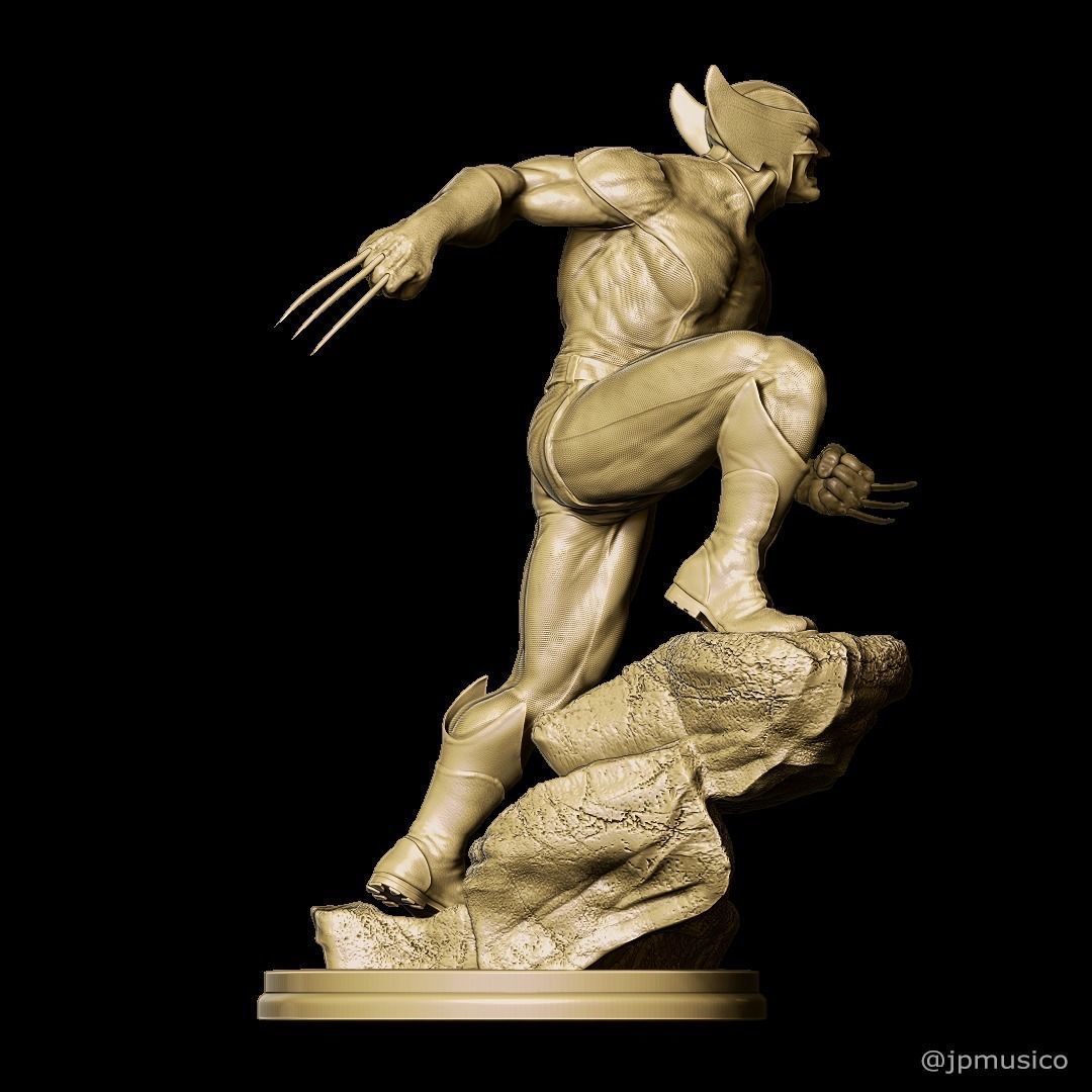 Wolverine - Classic Brown 3D print model_8