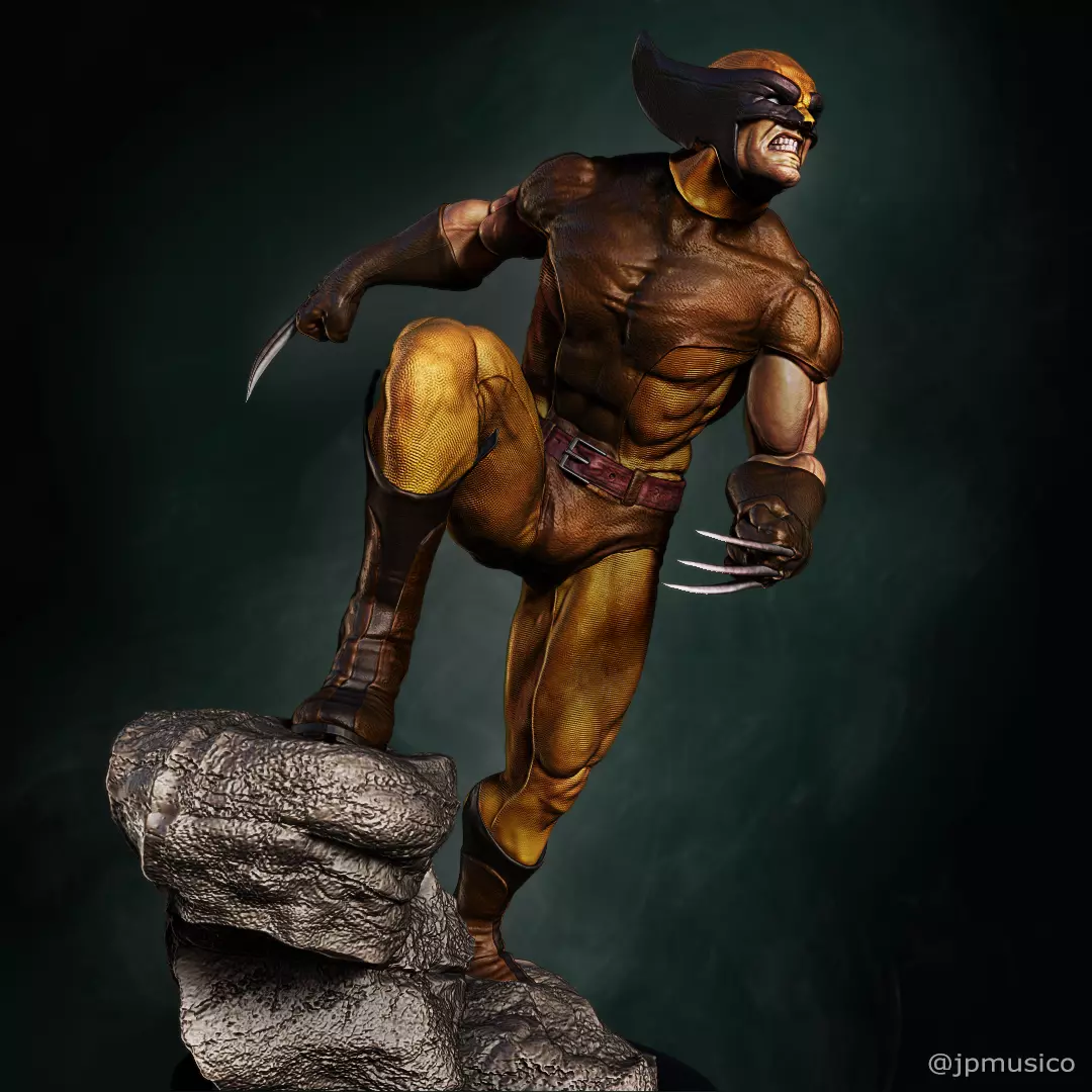 Wolverine - Classic Brown 3D print model_0