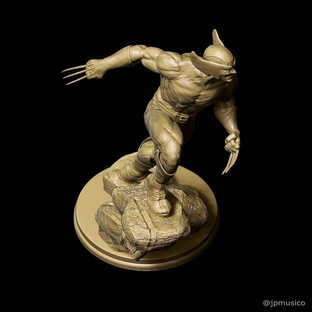 Wolverine - Classic Brown 3D print model_9