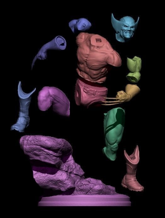 Wolverine - Classic Brown 3D print model_10