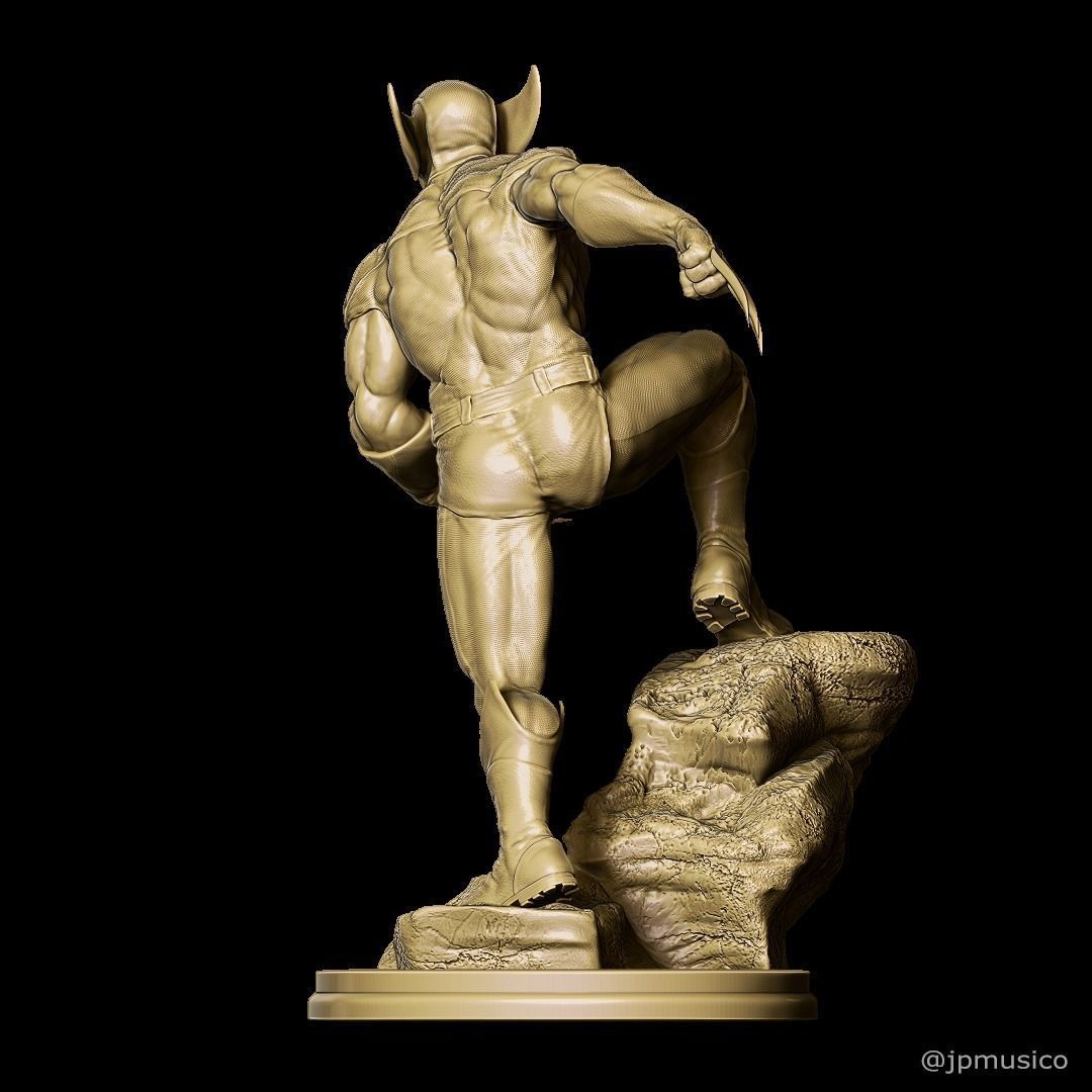 Wolverine - Classic Brown 3D print model_5