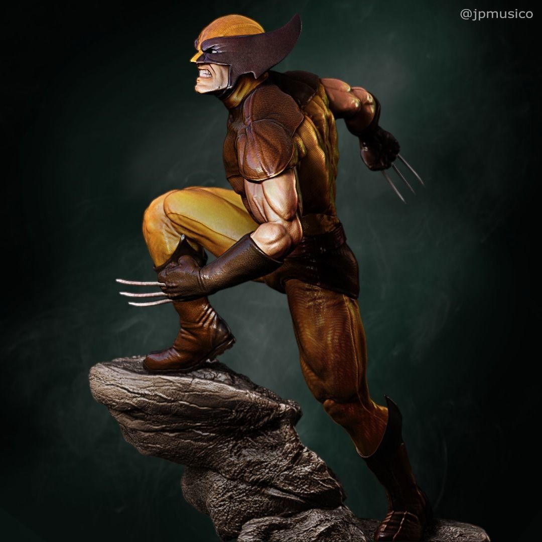 Wolverine - Classic Brown 3D print model_4