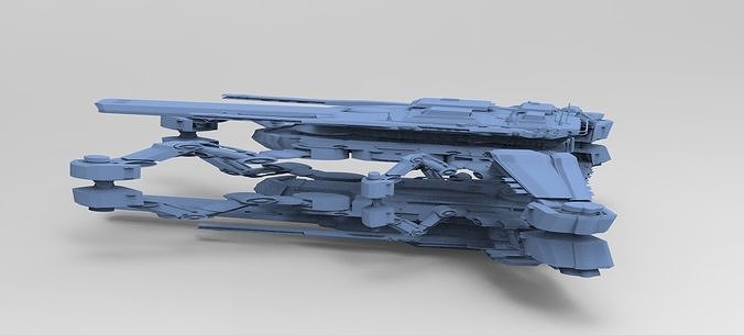 Advanced Ancient Civilization Ship architecture 1  3D model