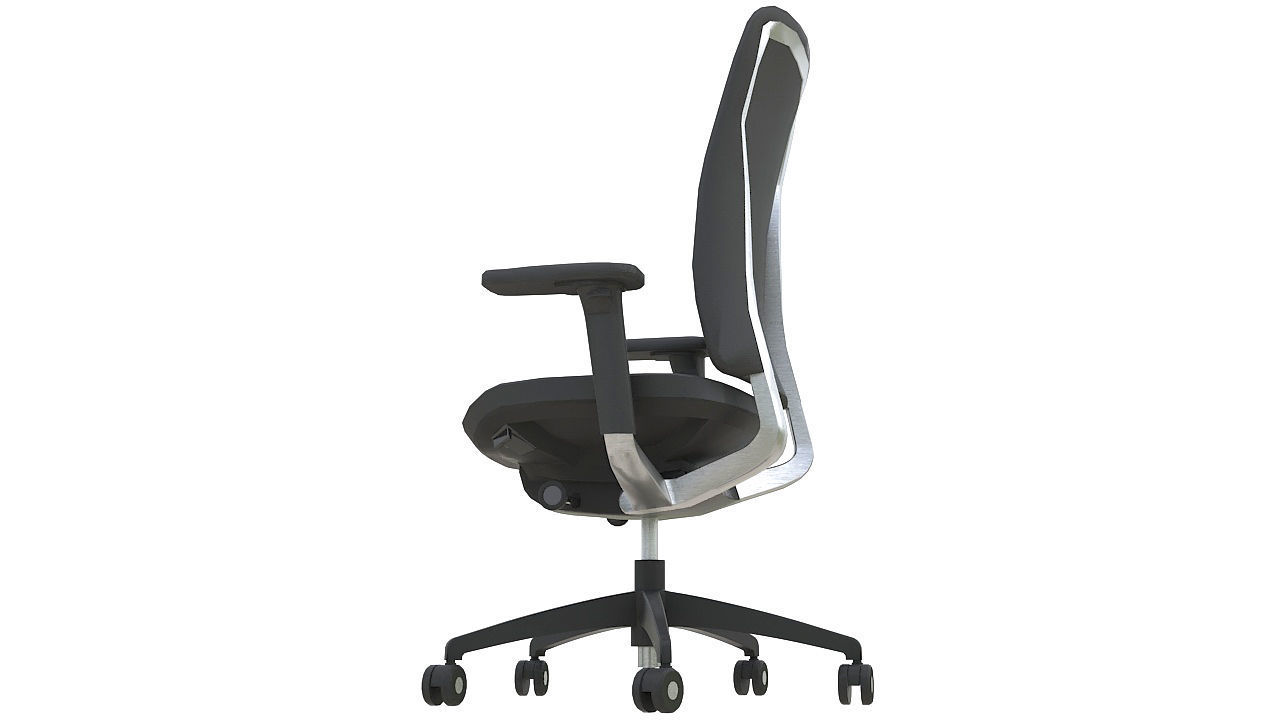 Teknion around task chair 3D model_3