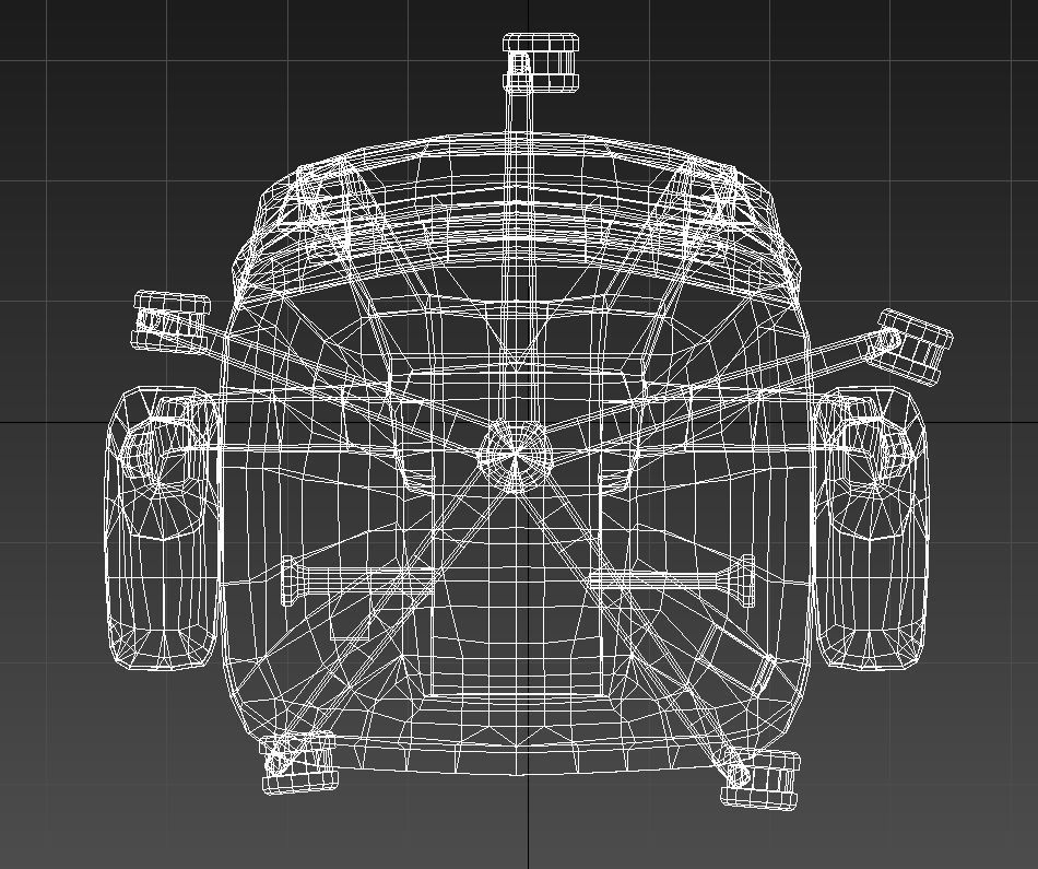Teknion around task chair 3D model_12
