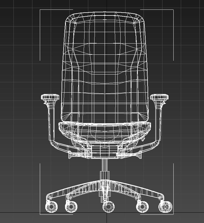 Teknion around task chair 3D model_13
