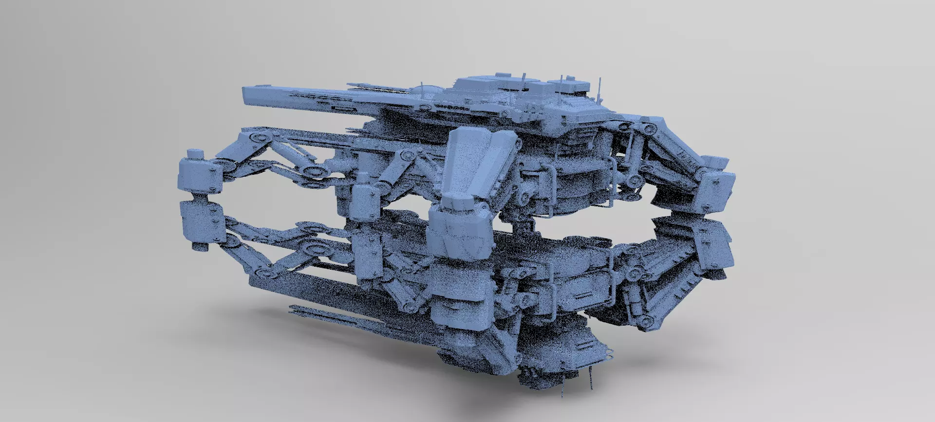 Advanced Ancient Civilization Ship architecture 3 3D model_0