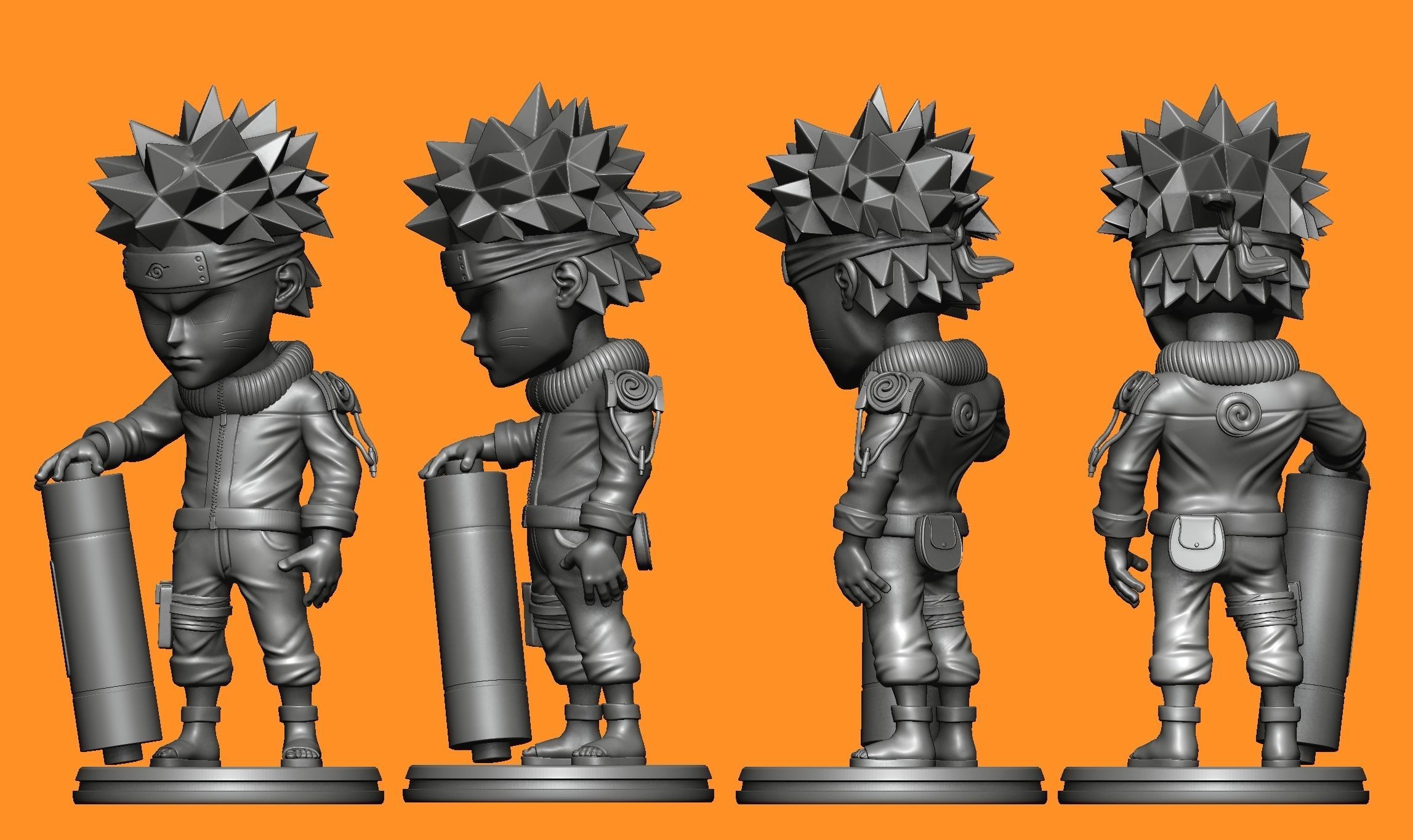 Naruto Chibi 3D print 3D print model_7