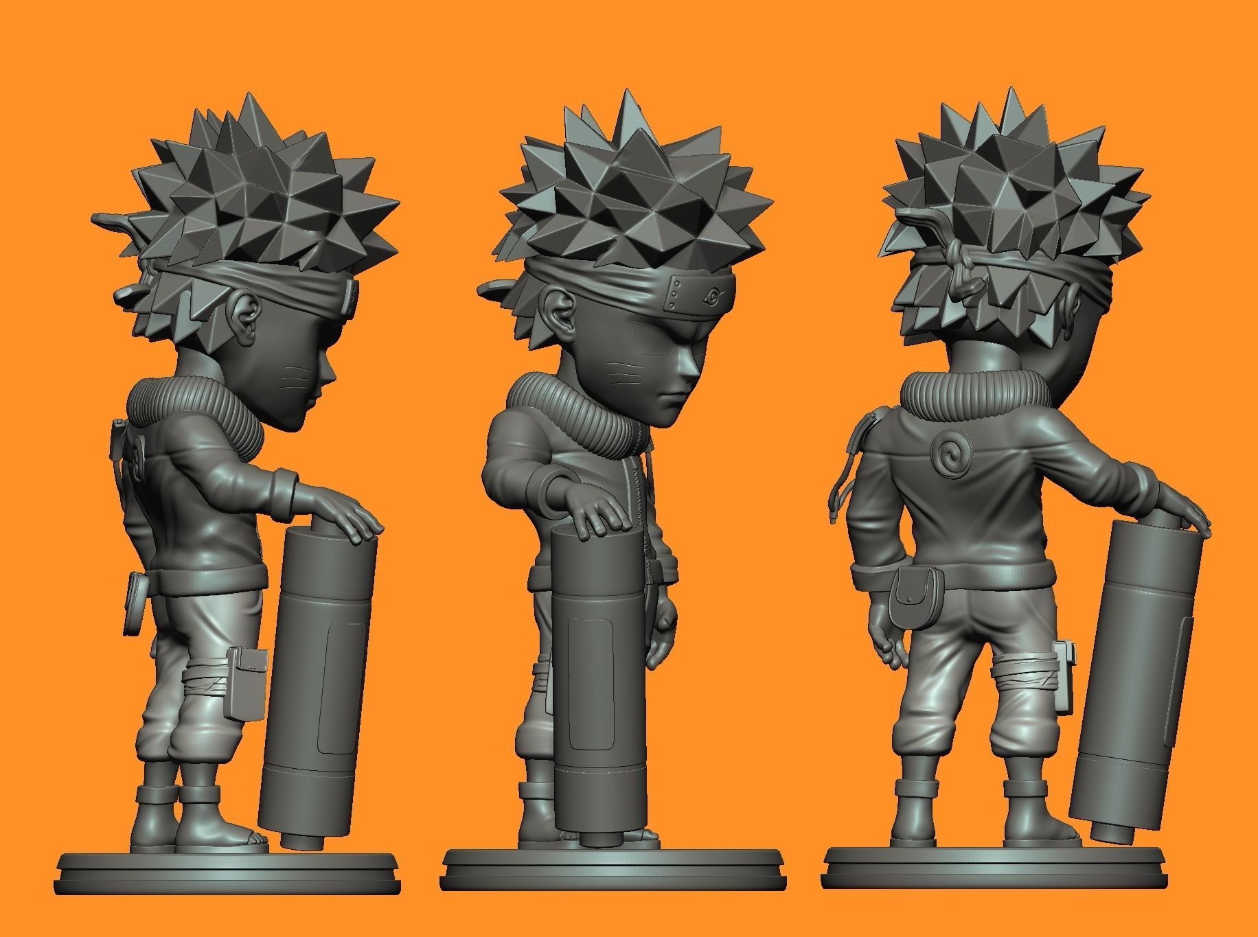 Naruto Chibi 3D print 3D print model_8