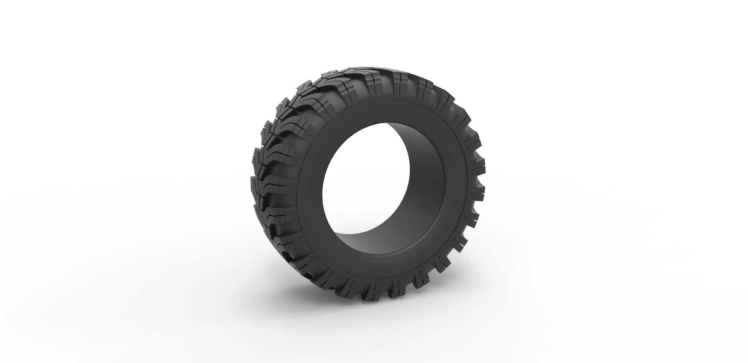 Swamper Tire Scale 1 to 25 3D print model