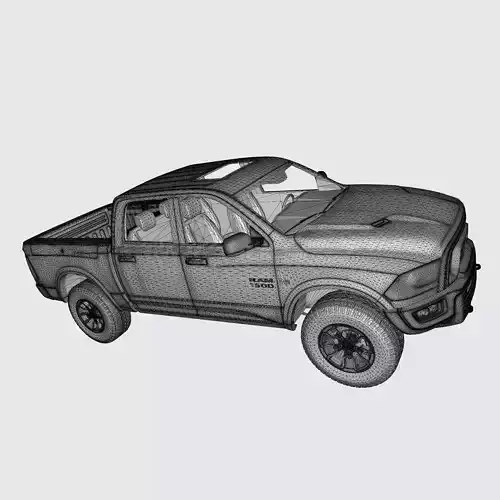 Dodge Ram 1500 Rebel 2015 3D print model