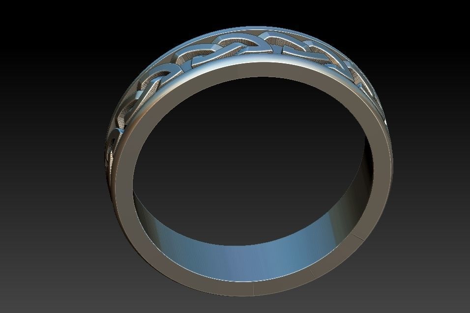 Celtic Alliance Ring 3D print model_11