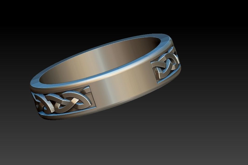 Celtic Alliance Ring 3D print model_17