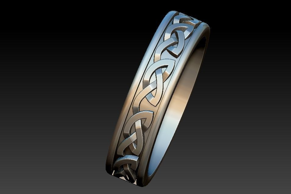 Celtic Alliance Ring 3D print model_14