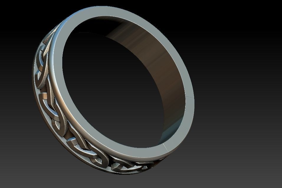 Celtic Alliance Ring 3D print model_19