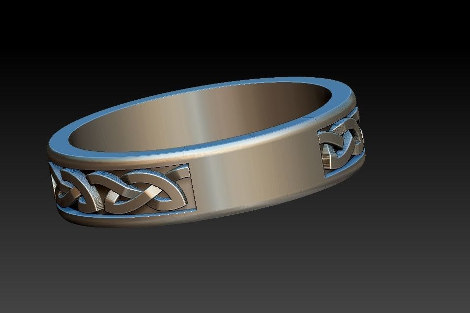 Celtic Alliance Ring 3D print model_4