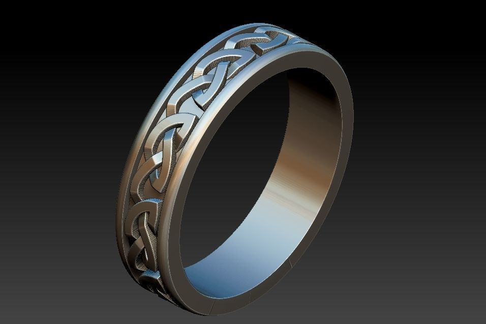 Celtic Alliance Ring 3D print model_13