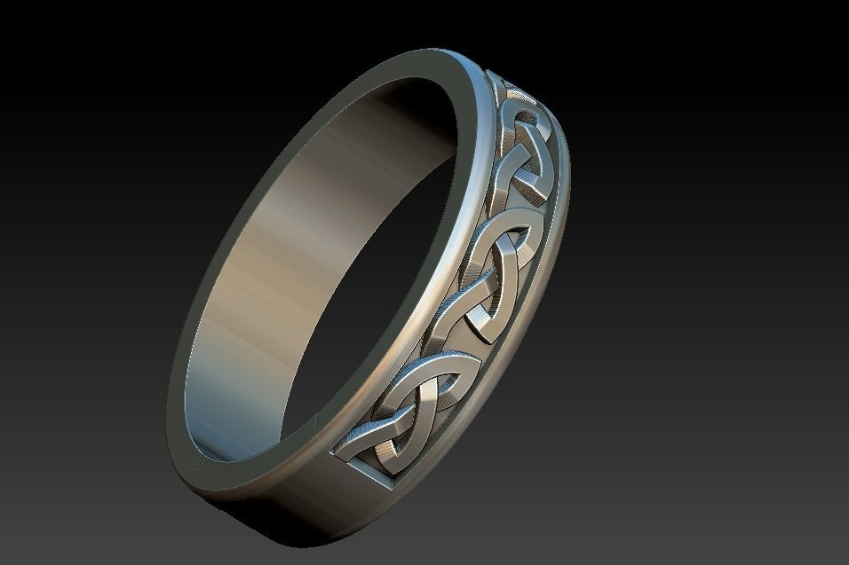 Celtic Alliance Ring 3D print model_15