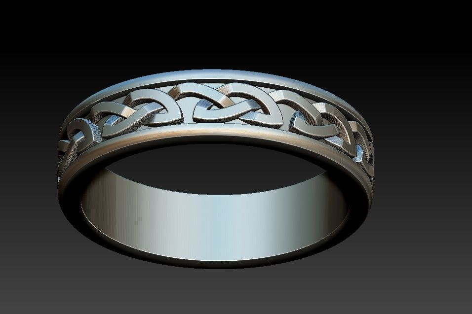 Celtic Alliance Ring 3D print model_9