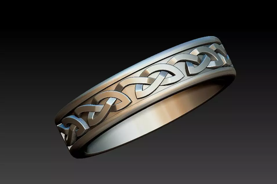 Celtic Alliance Ring 3D print model_0