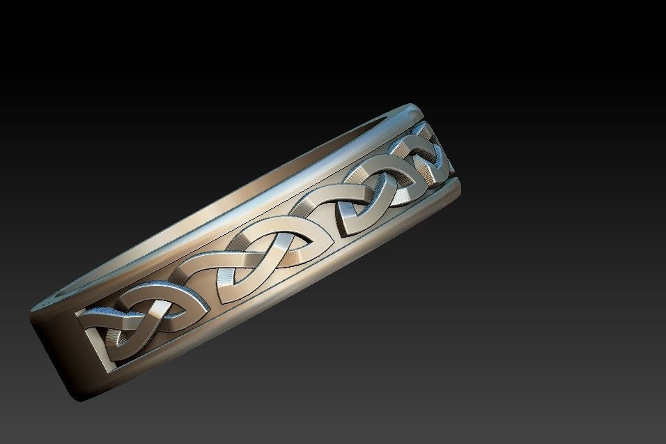 Celtic Alliance Ring 3D print model_1
