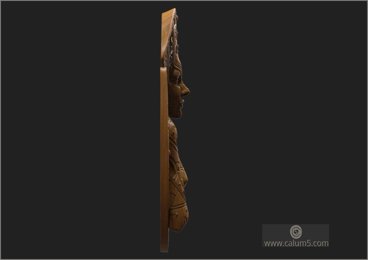 Ancient Panelled Lady 3D print model_8