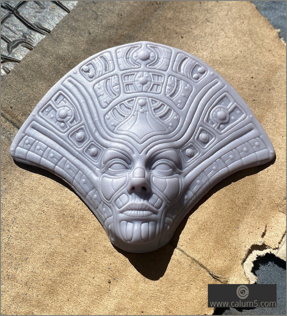 Ancient Panelled Lady 3D print model_19