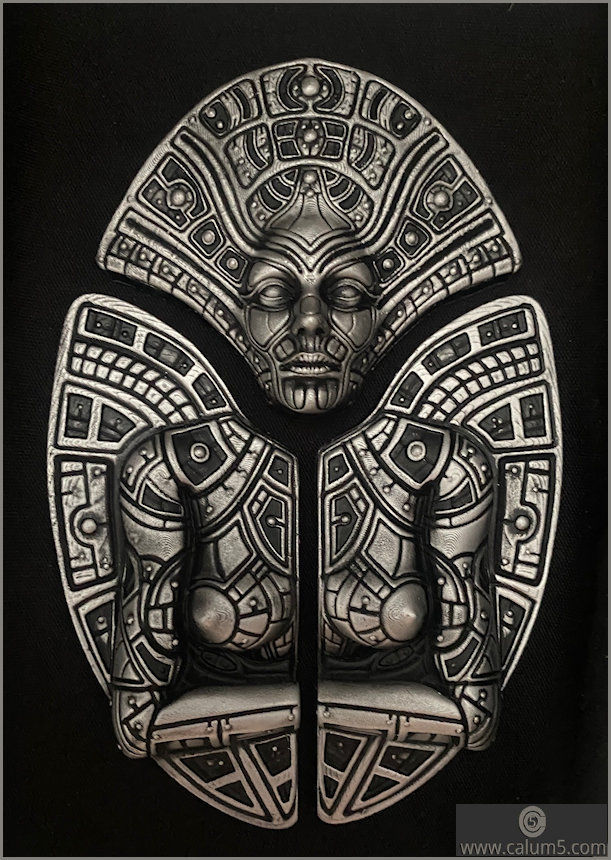 Ancient Panelled Lady 3D print model_15