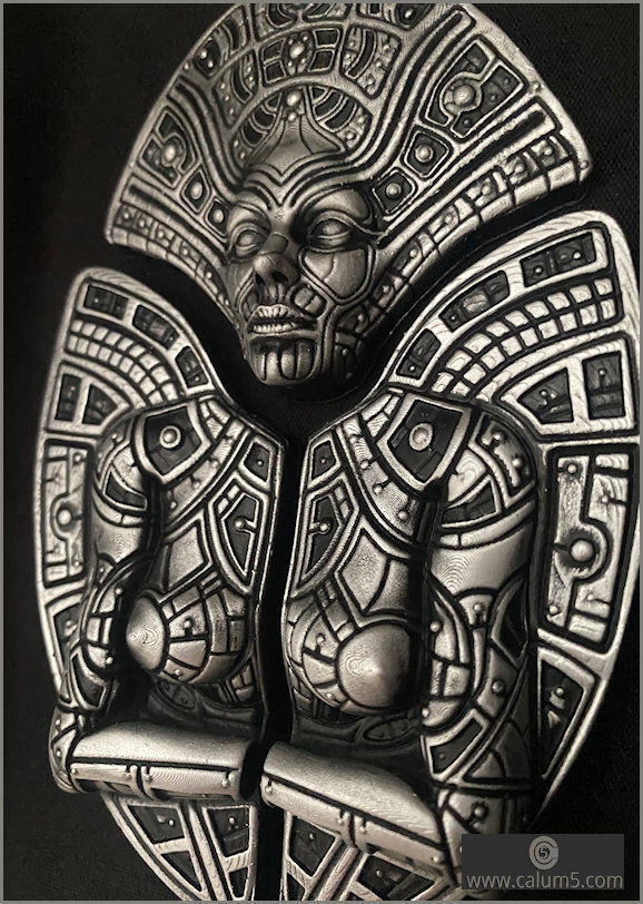 Ancient Panelled Lady 3D print model_14