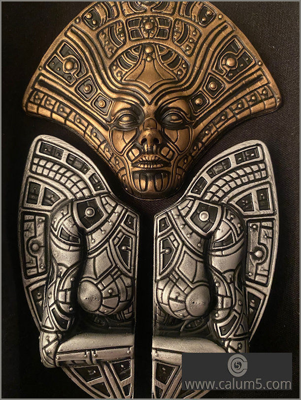 Ancient Panelled Lady 3D print model_13