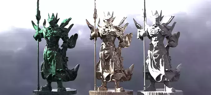 Star Wars Warrior statue 1