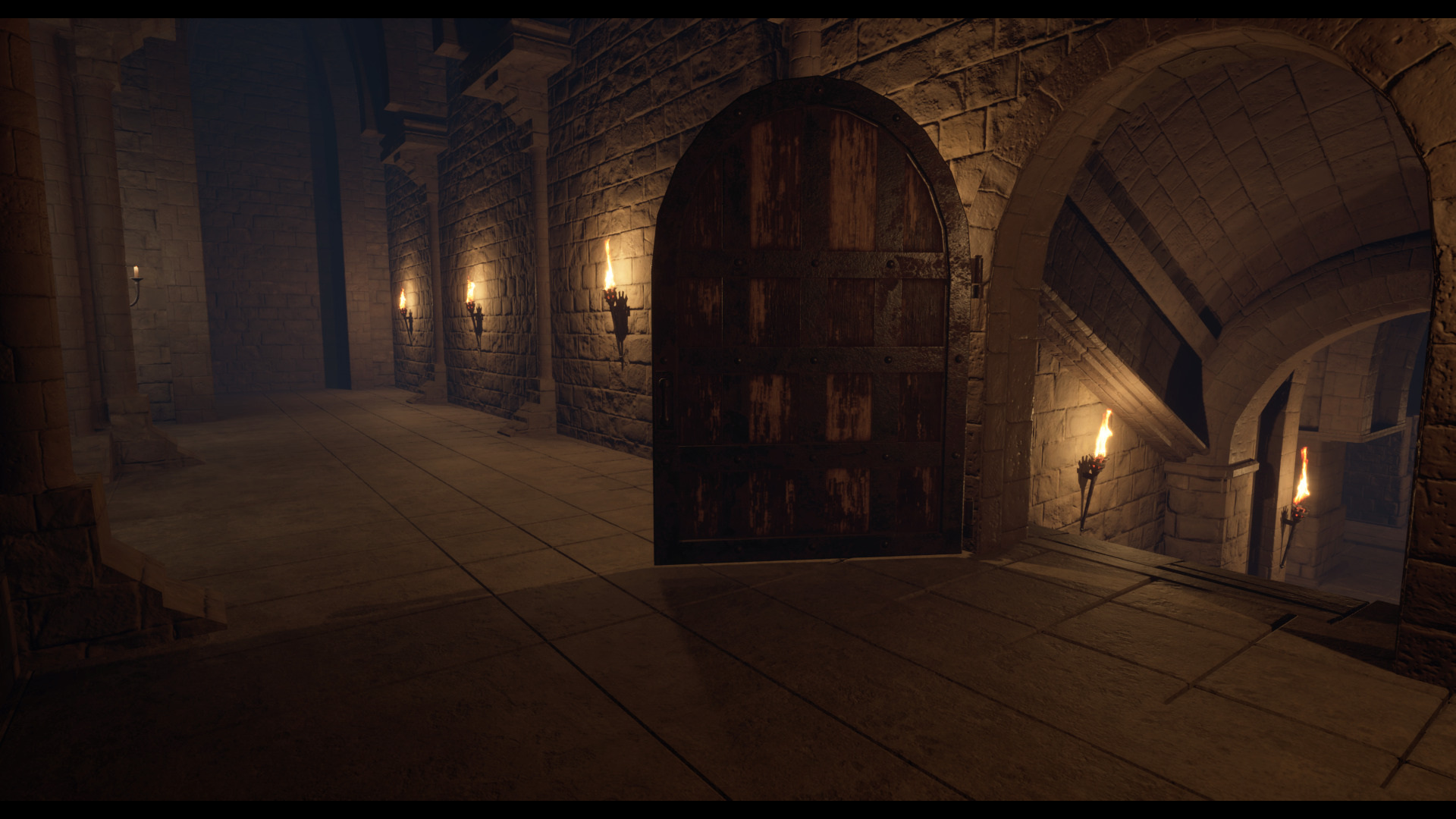 Dungeon - Modular Medieval Dungeons Low-poly 3D model_8
