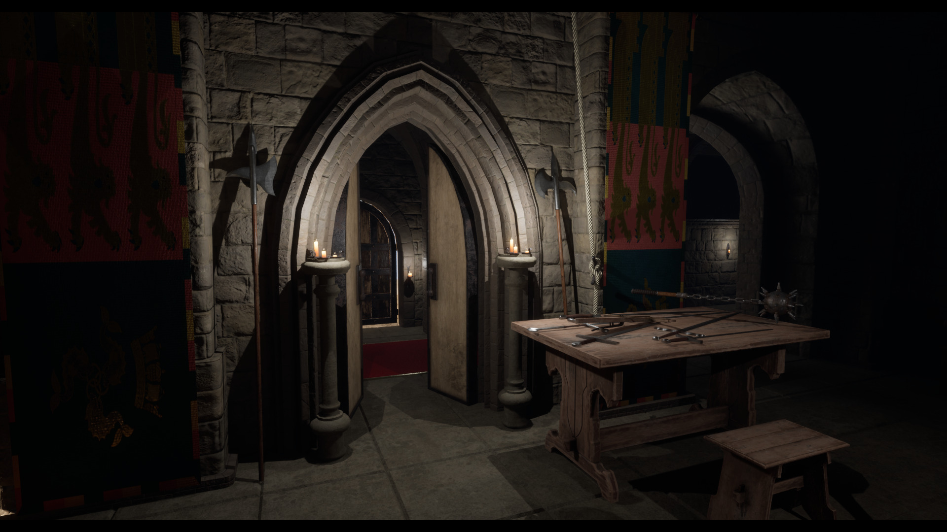 Dungeon - Modular Medieval Dungeons Low-poly 3D model_16