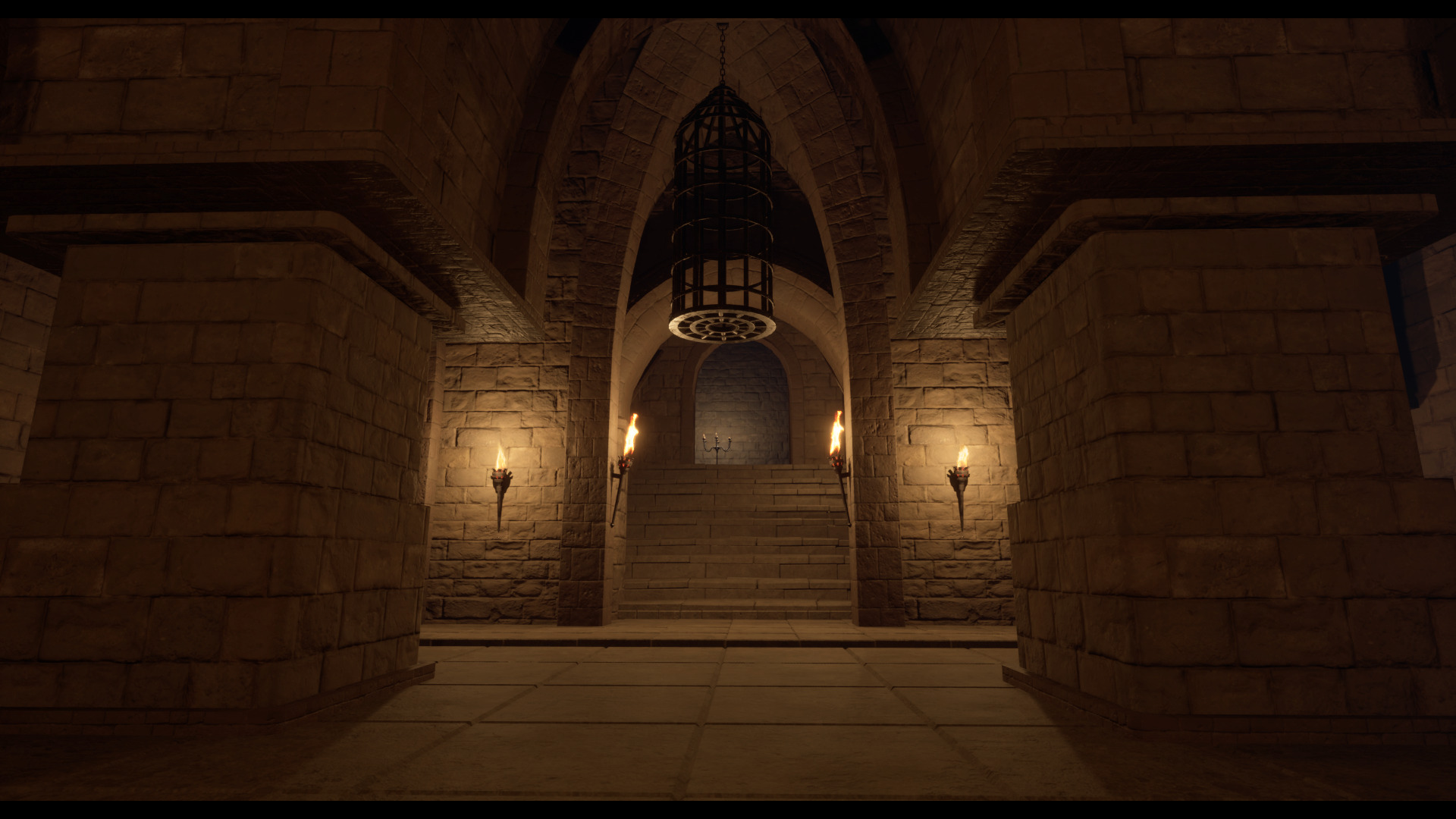 Dungeon - Modular Medieval Dungeons Low-poly 3D model_12