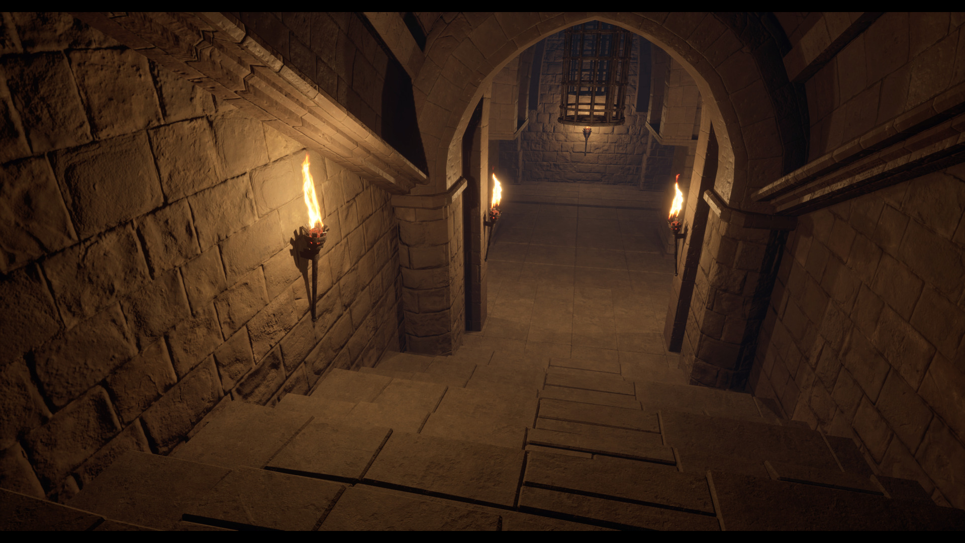 Dungeon - Modular Medieval Dungeons Low-poly 3D model_9