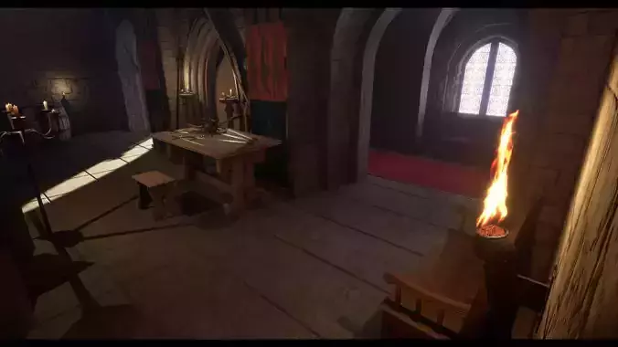 Dungeon - Modular Medieval Dungeons Low-poly 3D model