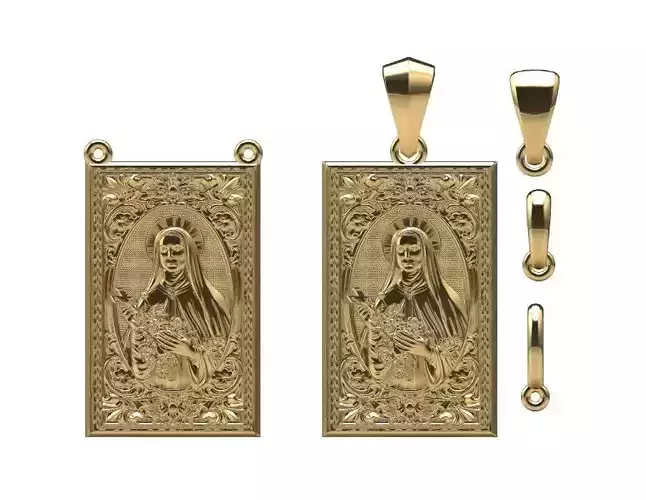 Medalha Santa Teresa 3D print model