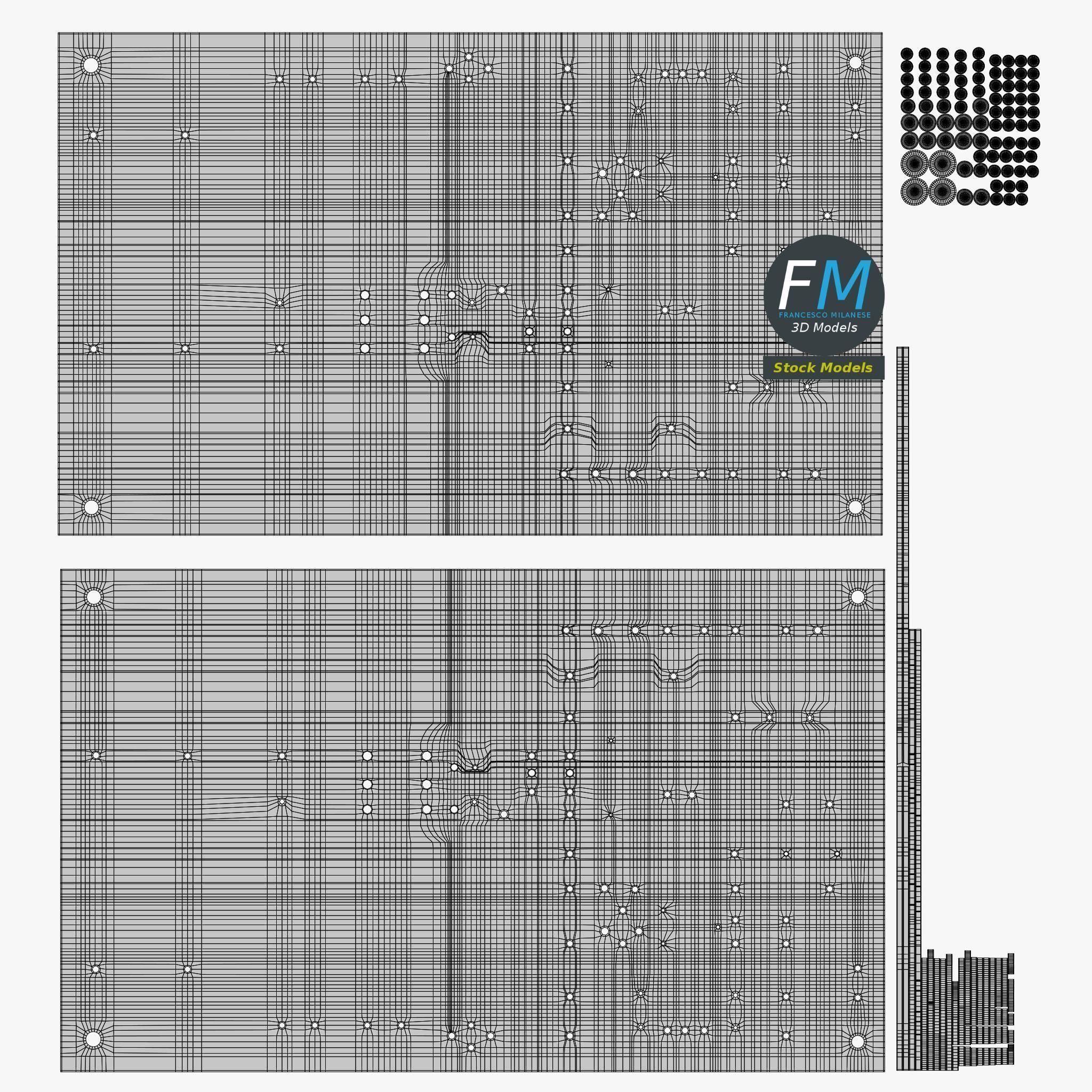 Electronic circuit 3 3D model_11