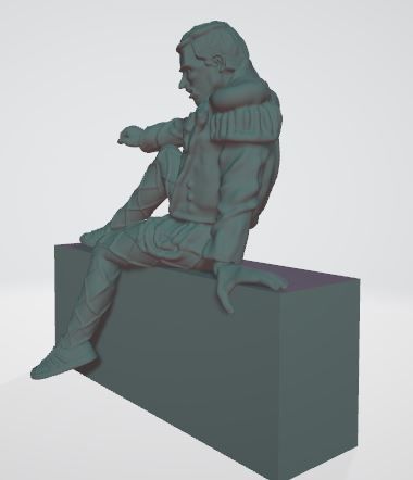 Freddie Mercury Living on my own 3D print model_2