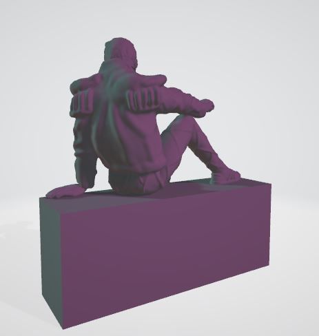 Freddie Mercury Living on my own 3D print model_3