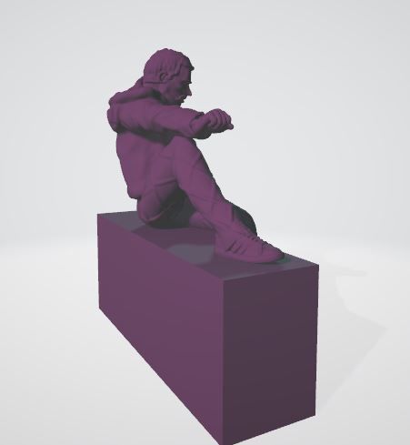 Freddie Mercury Living on my own 3D print model_4